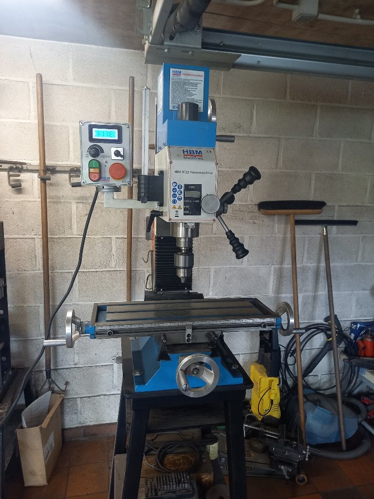 Kolomboormachine, Ophalen, 600 watt of meer, Variabele snelheid, Zo goed als nieuw