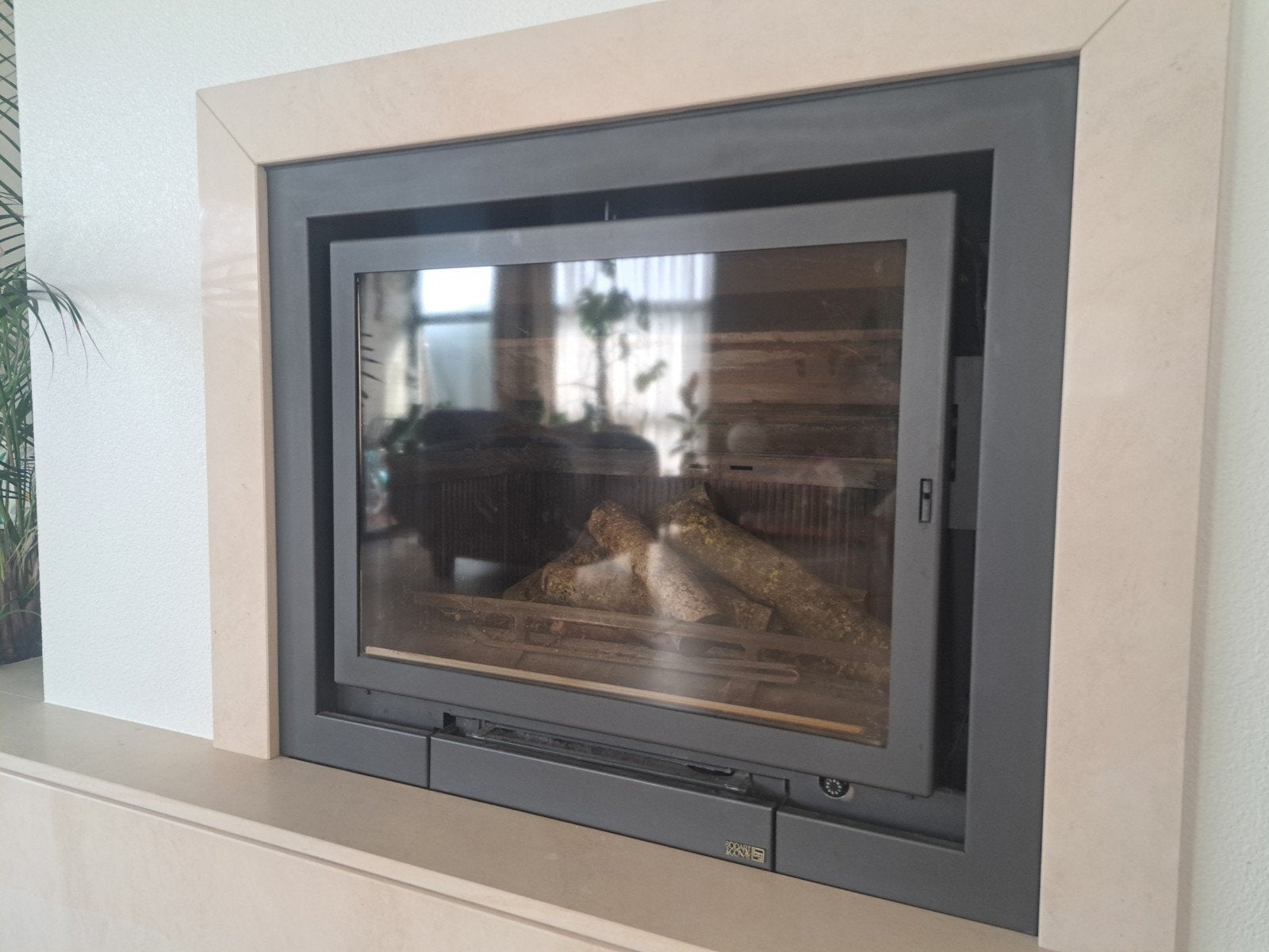 Inbouwhaard Bodart & Gonay, zwart, 735x890, Enlèvement, Utilisé, Encastré, Cheminée au bois