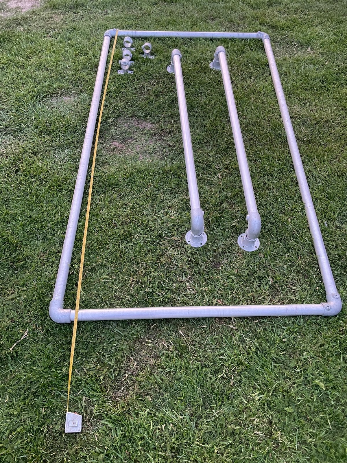Reclame banner buizen aluminium, Ophalen, Zo goed als nieuw, Aluminium