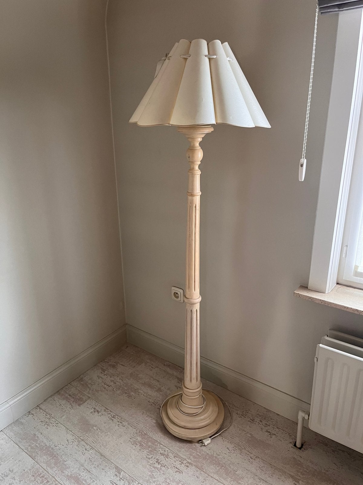 Grote lamp + tafellamp, Huis en Inrichting, Lampen | Vloerlampen, Ophalen, Zo goed als nieuw