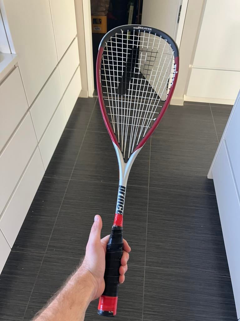 Squashracket prince, Ophalen, Zo goed als nieuw