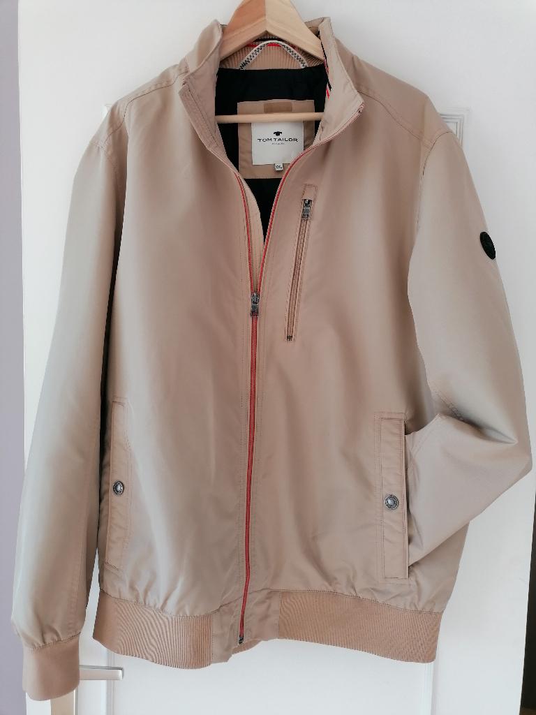 Tom Tailor zomervest/blouson heren - XXL - beige, Kleding | Heren, Jassen | Zomer, Ophalen of Verzenden, Zo goed als nieuw, Beige