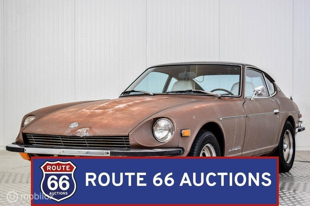 Datsun 240Z | 1973 | Route 66 Auctions, Overige merken, Zwart, Bedrijf, Handgeschakeld