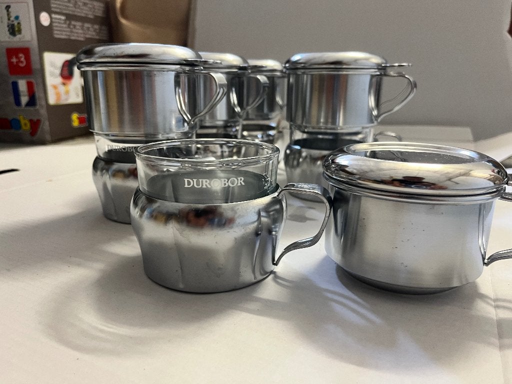 Vintage Demeyere koffieset uit de jaren 70 en 80, Antiek en Kunst, Ophalen of Verzenden