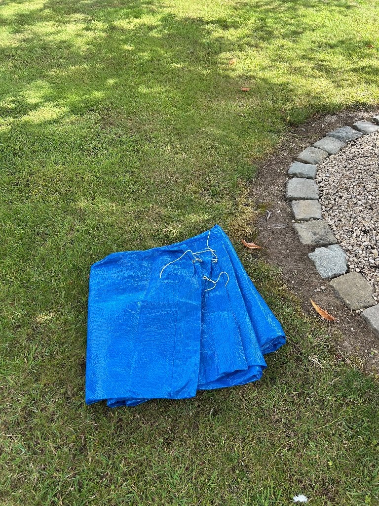 Zwembad + toebehoren, Rond, 300 cm of meer, Zo goed als nieuw, Opzetzwembad