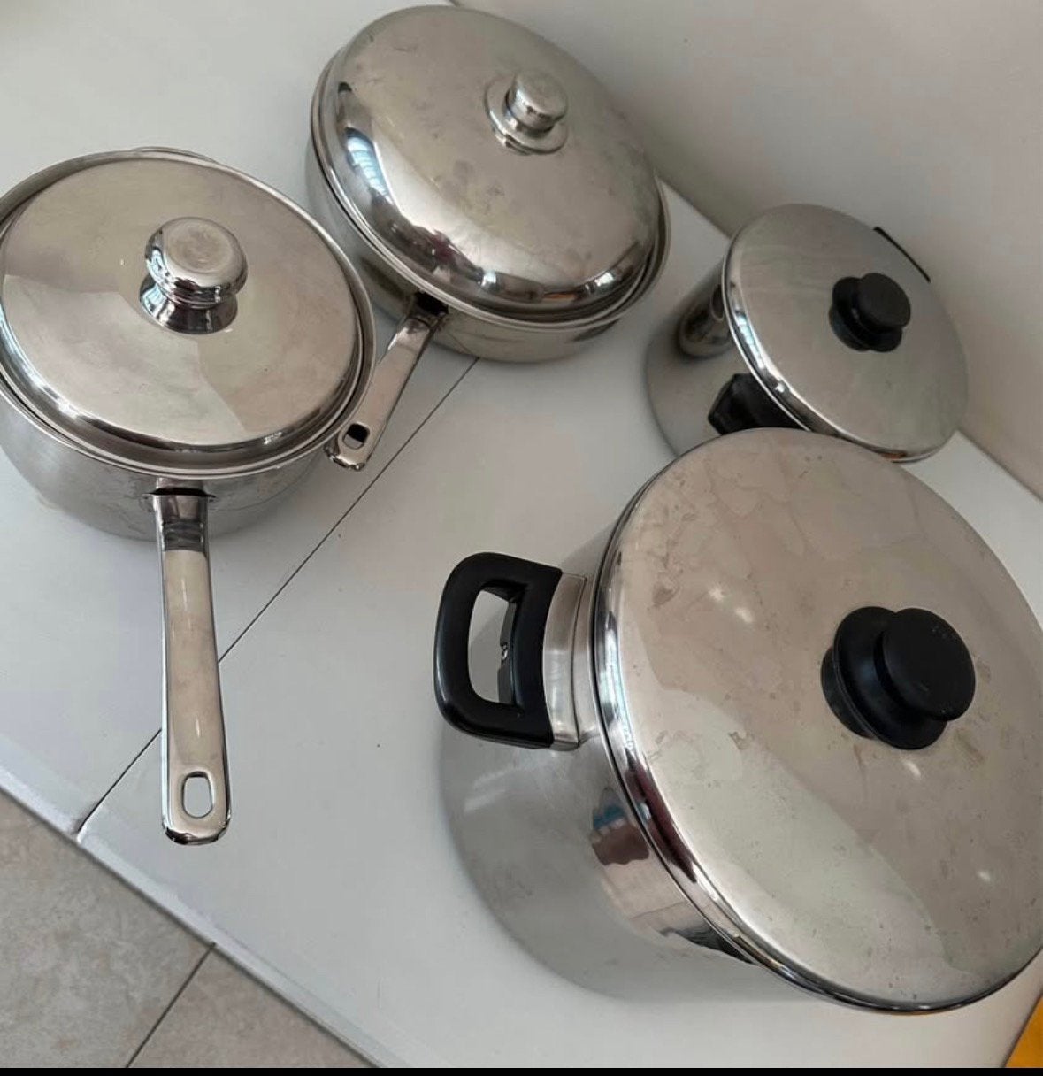 Lot de casseroles (pas pour induction), Enlèvement, Utilisé