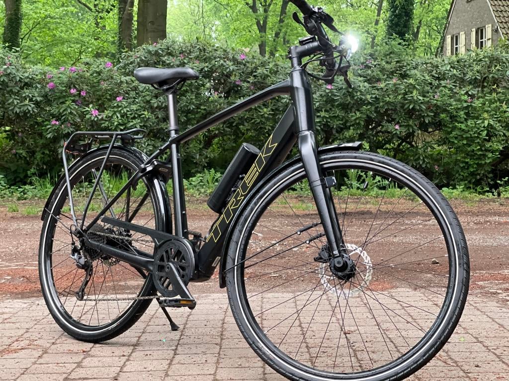 Trek FX+2 elektrische herenfiets met dubbele batterij., Ophalen, Zo goed als nieuw