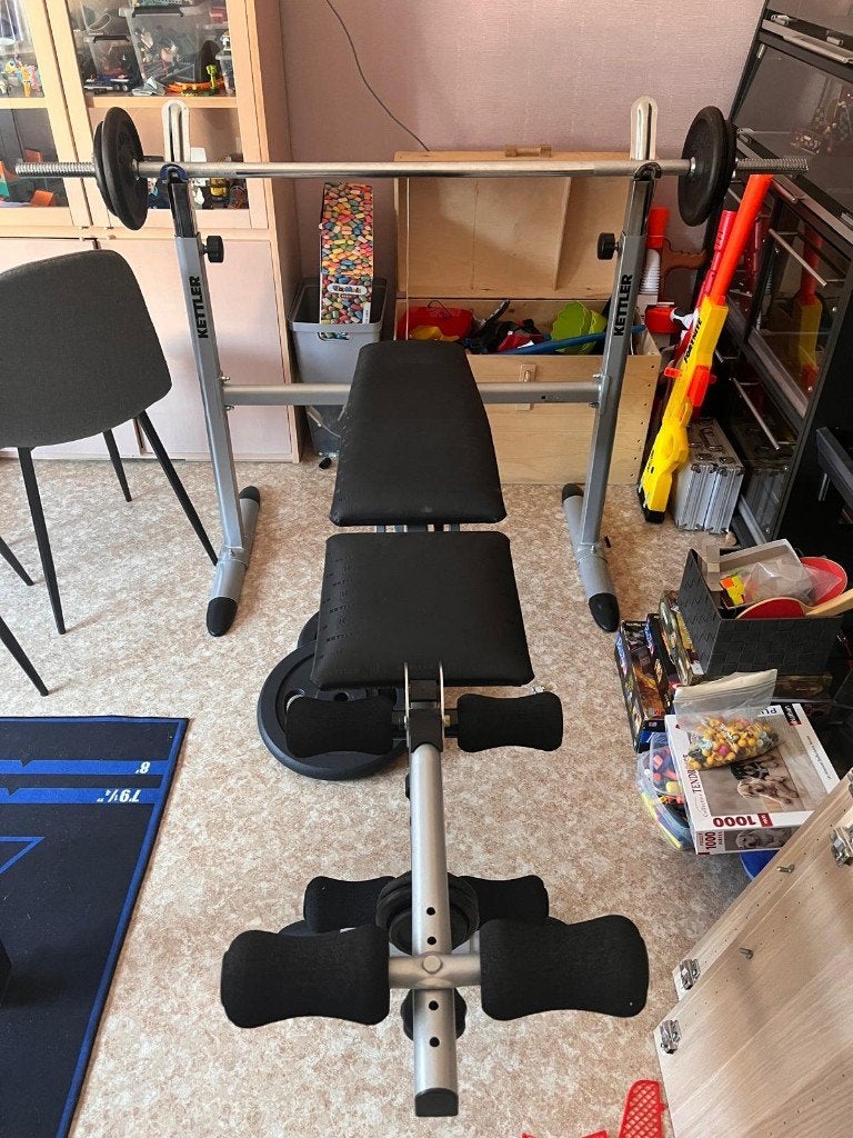 benchpress ketller, Sports & Fitness, Bras, Enlèvement, Utilisé, Autres types