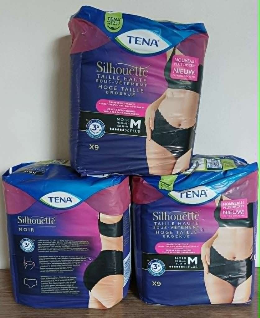 Set van 3 Tena zwarte pants M, Ophalen of Verzenden, Nieuw