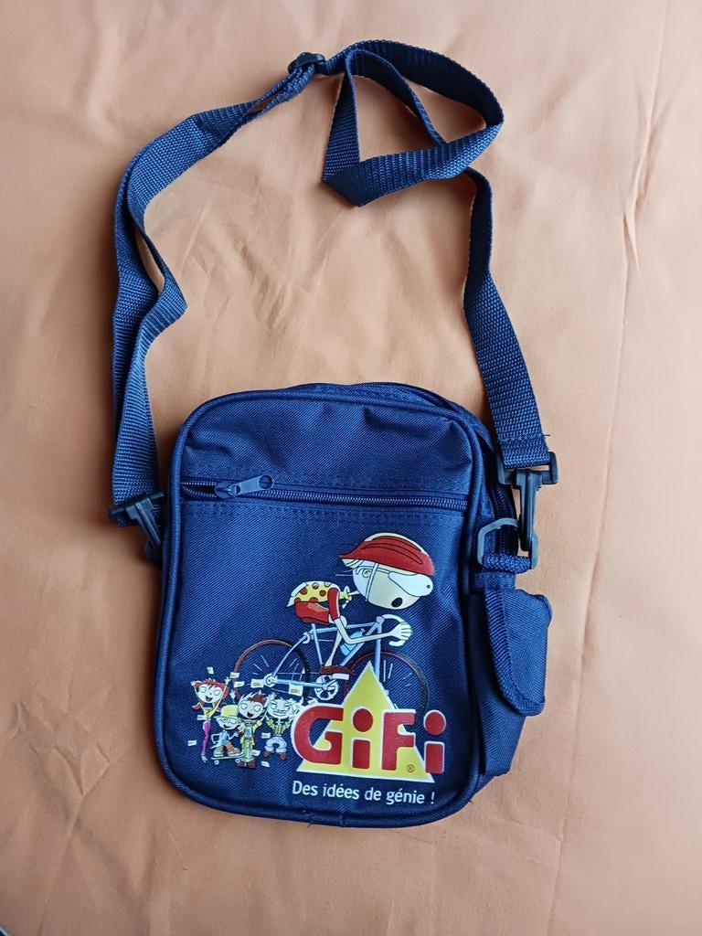 Sac à bandoulière Gifi avec imprimé vélo, Enlèvement ou Envoi, Sac à bandoulière