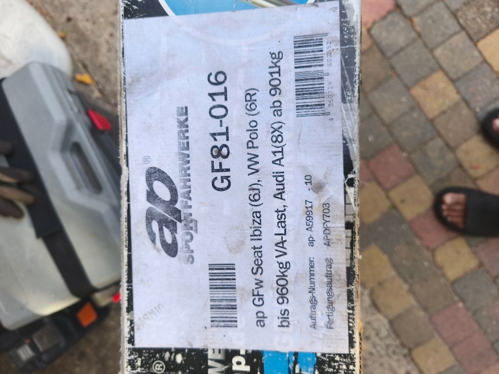 Amortisseurs sports pour VW polo, seat Ibiza ou Skoda Fabia, Ophalen, Gebruikt, Audi