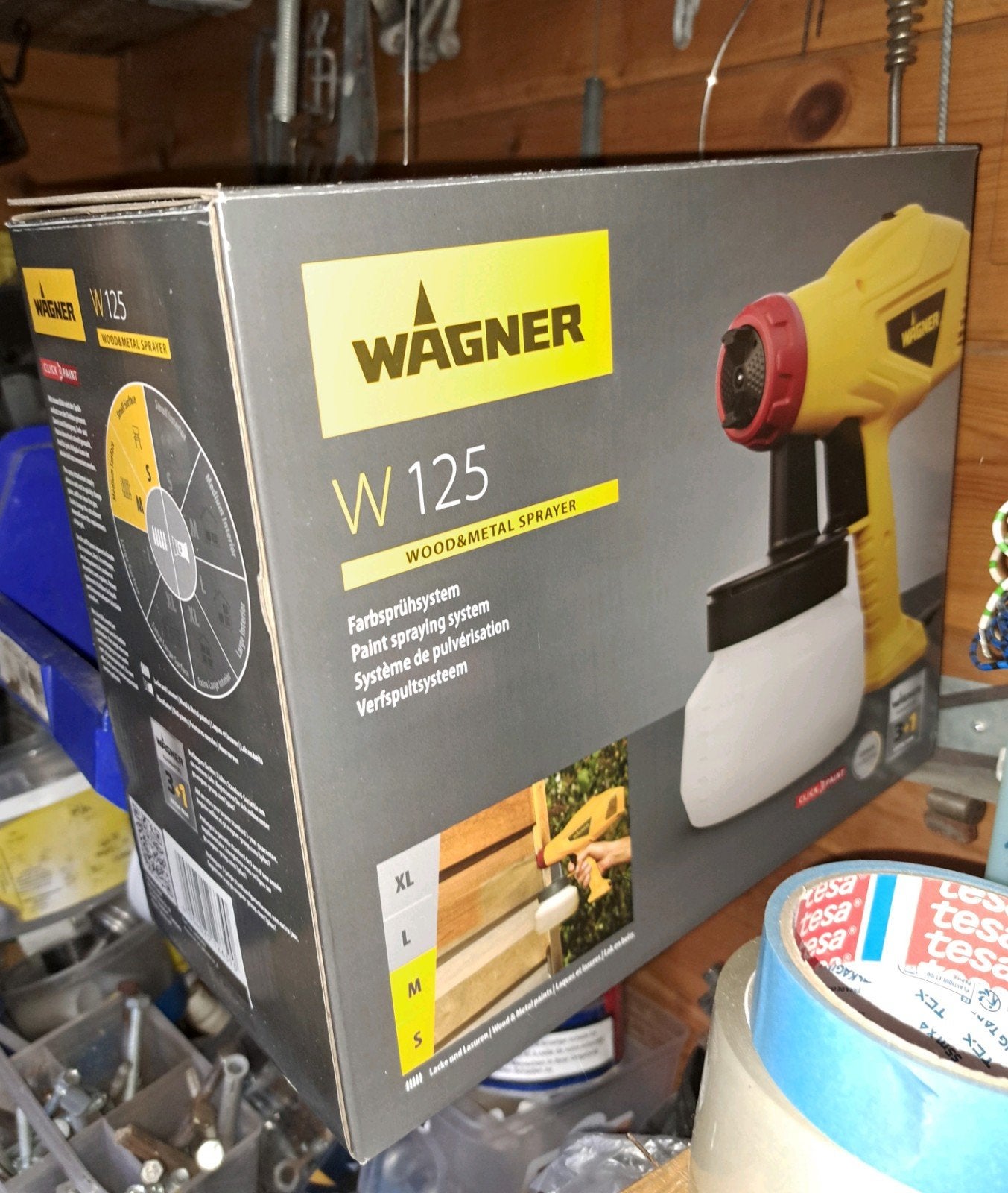 Pistolet Wagner W125, Bricolage & Construction, Enlèvement ou Envoi, Neuf, Pulvérisateur de peinture ou Pompe à peinture