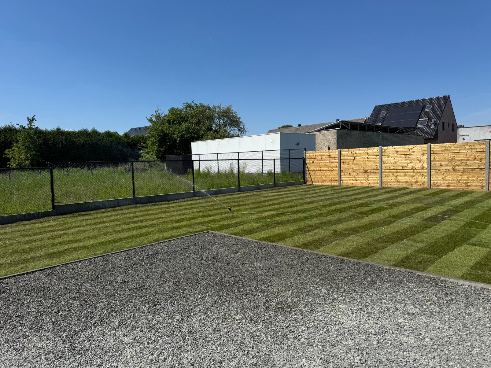 Aanleg grasmatten