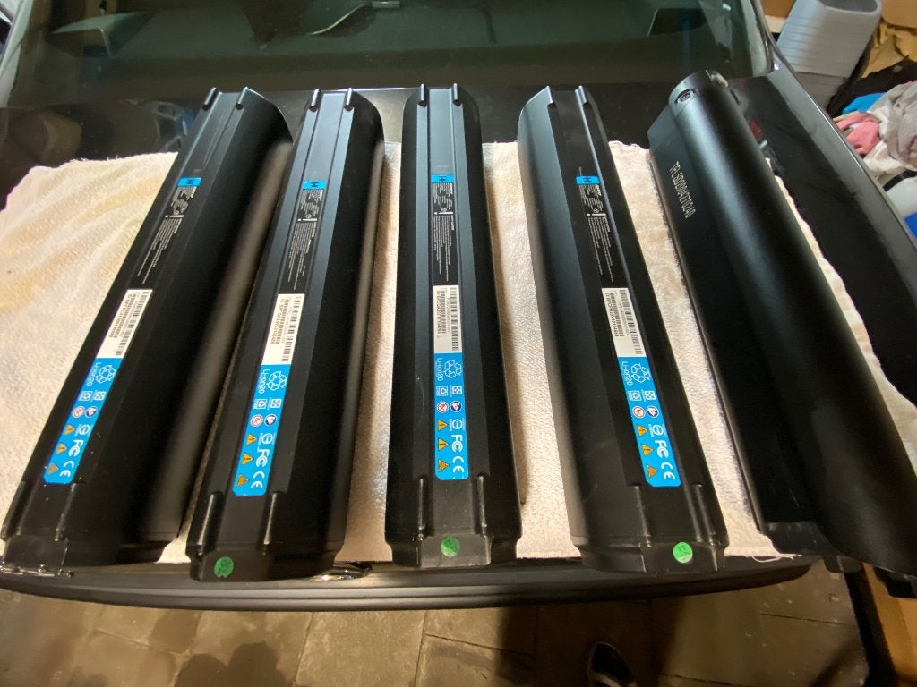 5 batterijen giant defect sommige kunnen kort afstand, Ophalen, Gebruikt