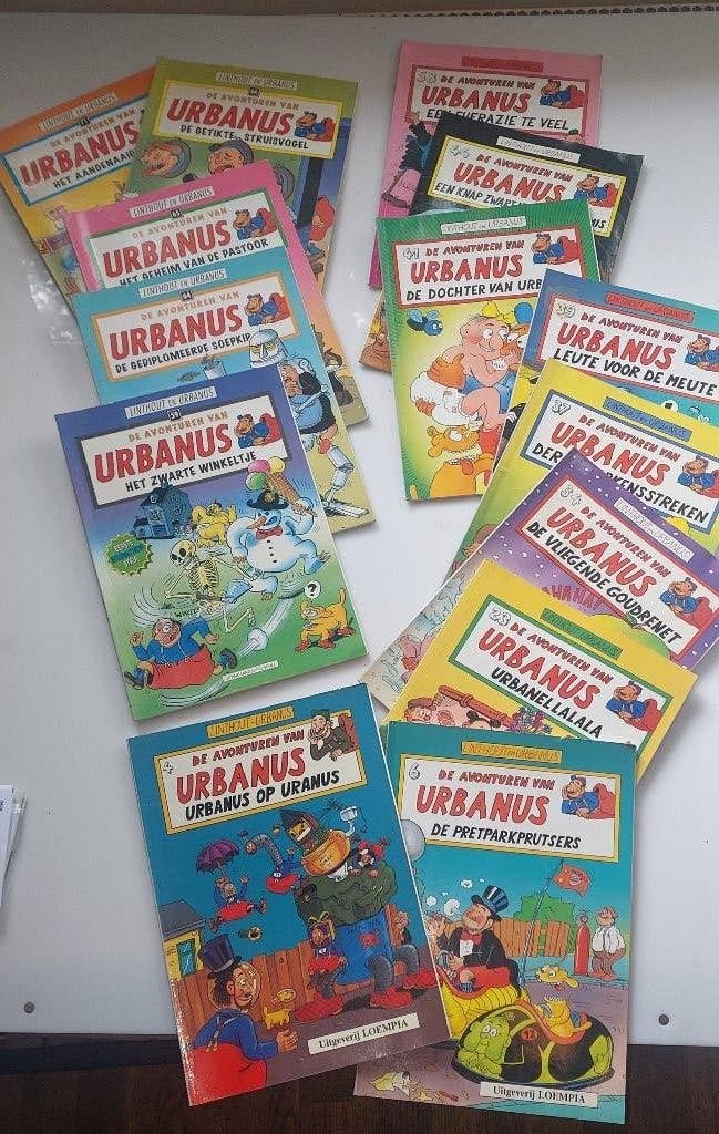 Urbanus lot de 14 BD première édition – très bel état, Plusieurs BD, Enlèvement ou Envoi, Comme neuf, Urbanus; Willy Linthout