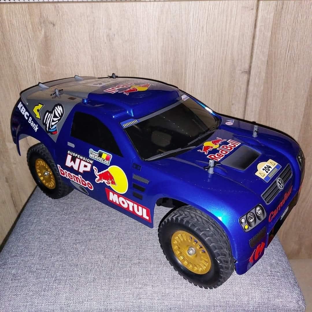 nouveau Tamiya CC-01 VOLKSWAGEN TOUAREG DAKAR 4x4 motorisé, Neuf, Échelle 1:10, Enlèvement ou Envoi, Voiture off road