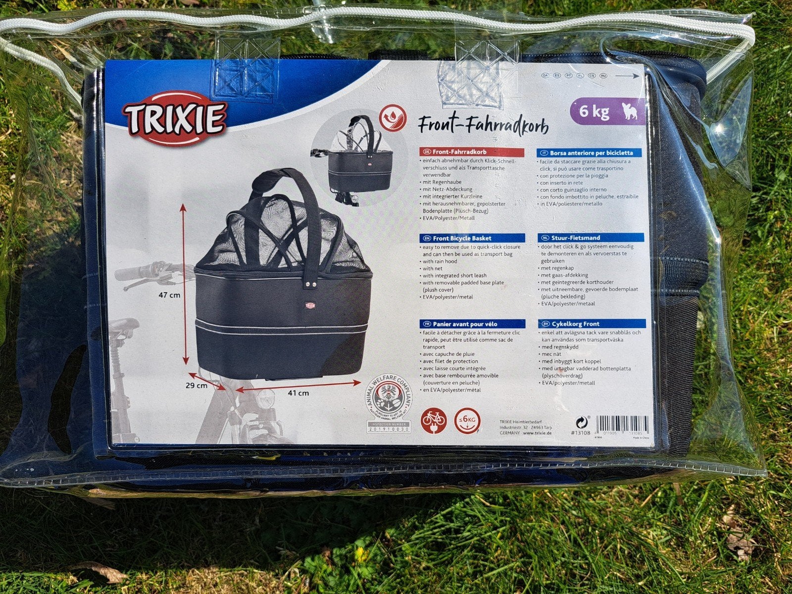 Nieuwe fietsmand voor honden of..., Dieren en Toebehoren, Ophalen, Nieuw