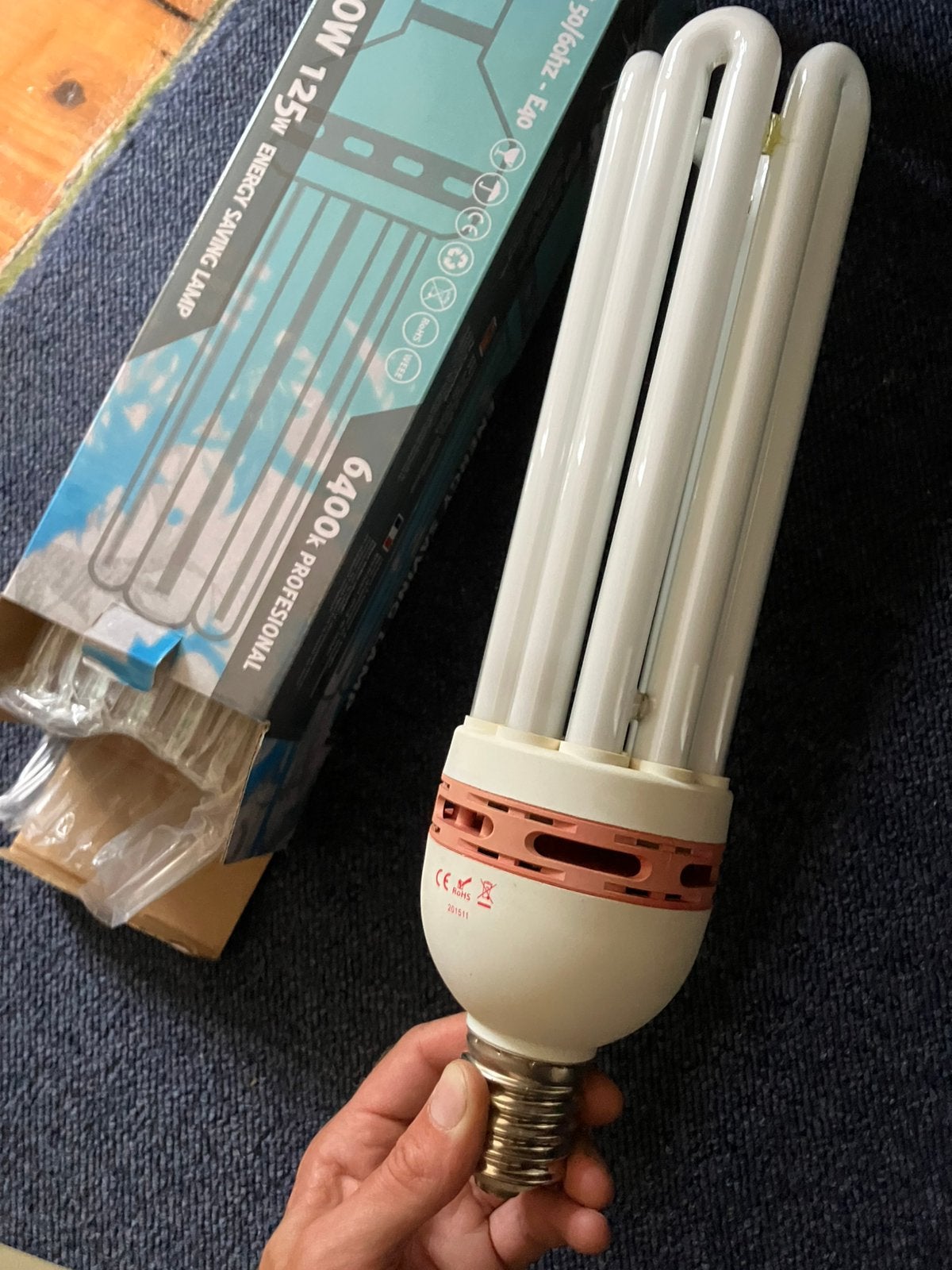 ampoule CFL 125W, Maison & Meubles, Lampes | Lampes en vrac, Enlèvement, Comme neuf, Ampoule