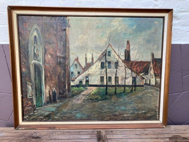 Tableau H. OP DE BEECK., Antiquités & Art, Enlèvement