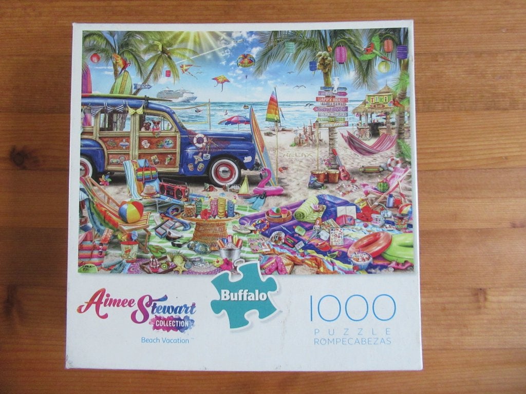 Leuke volledige puzzel van 1000 stukjes., Hobby en Vrije tijd, Ophalen, 500 t/m 1500 stukjes, Gebruikt, Legpuzzel