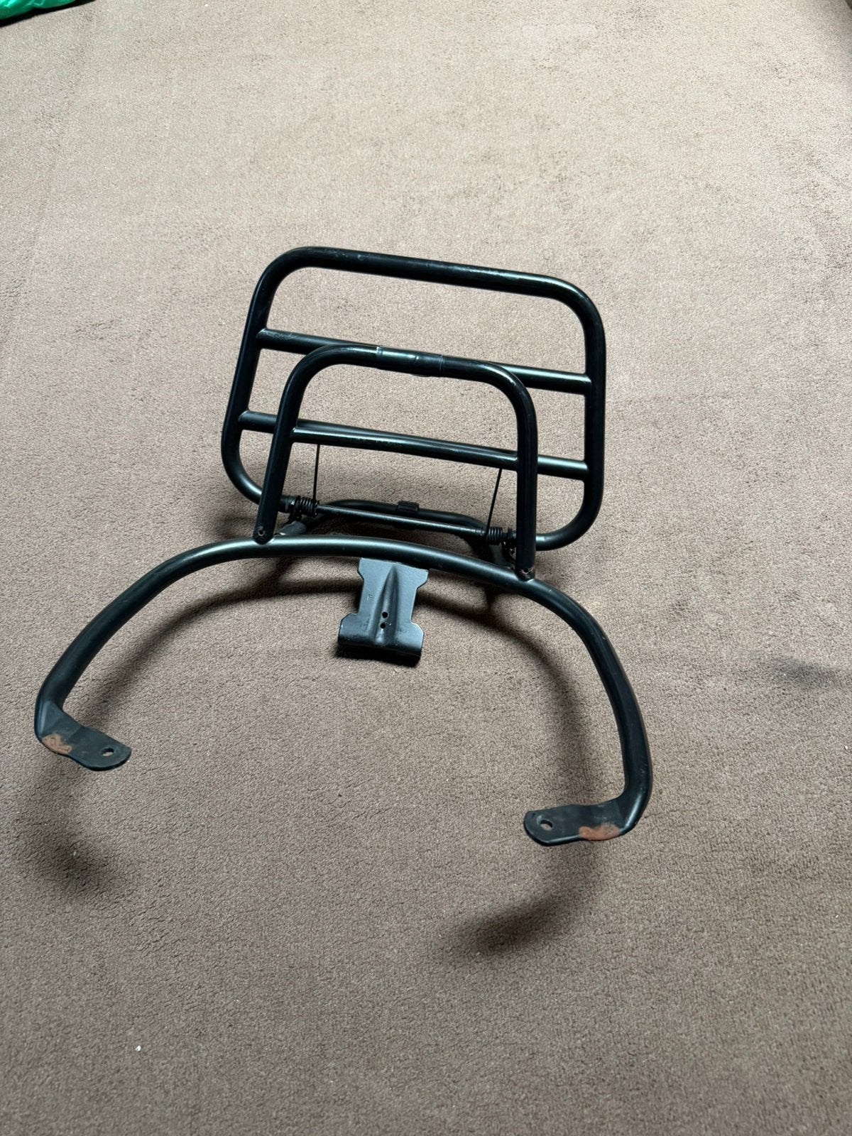 Vespa matt zwart achterdrager, Ophalen, Vespa
