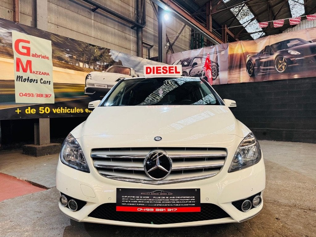 Mercedes Benz Classe B200 CDI GPS Caméra Airco, Auto's, 100 kW, Wit, https://public.car-pass.be/vhr/d6495438-8775-40b3-92d3-76c343ee3817