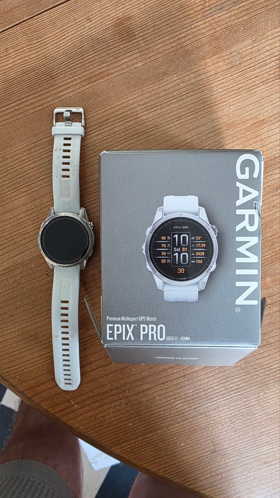 Garmin Epix Pro Gen 2, Bijoux, Sacs & Beauté, Montres connectées, Enlèvement ou Envoi, État, Blanc