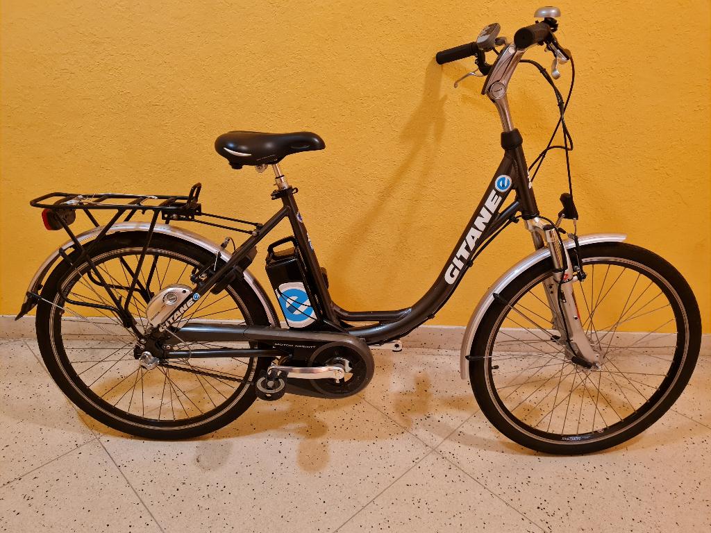 Elektrischefiets van het merk gitane met panasonic motor, Zo goed als nieuw, Minder dan 47 cm, 50 km per accu of meer, Ophalen