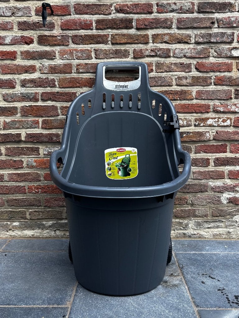 chariot de jardin Stefanplast Helpy Cart, gris - neuf, Jardin & Terrasse, Brouettes, Neuf, Manuelle, À deux roues, Enlèvement