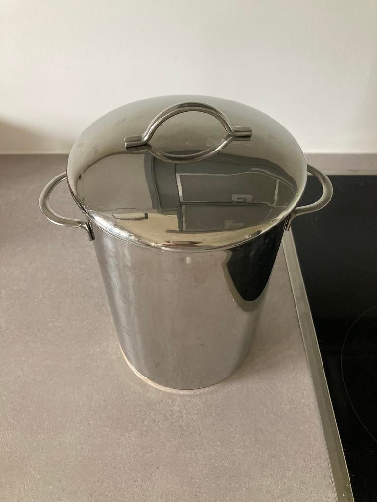Casserole à asperges avec grand panier, Enlèvement, Comme neuf, Inox