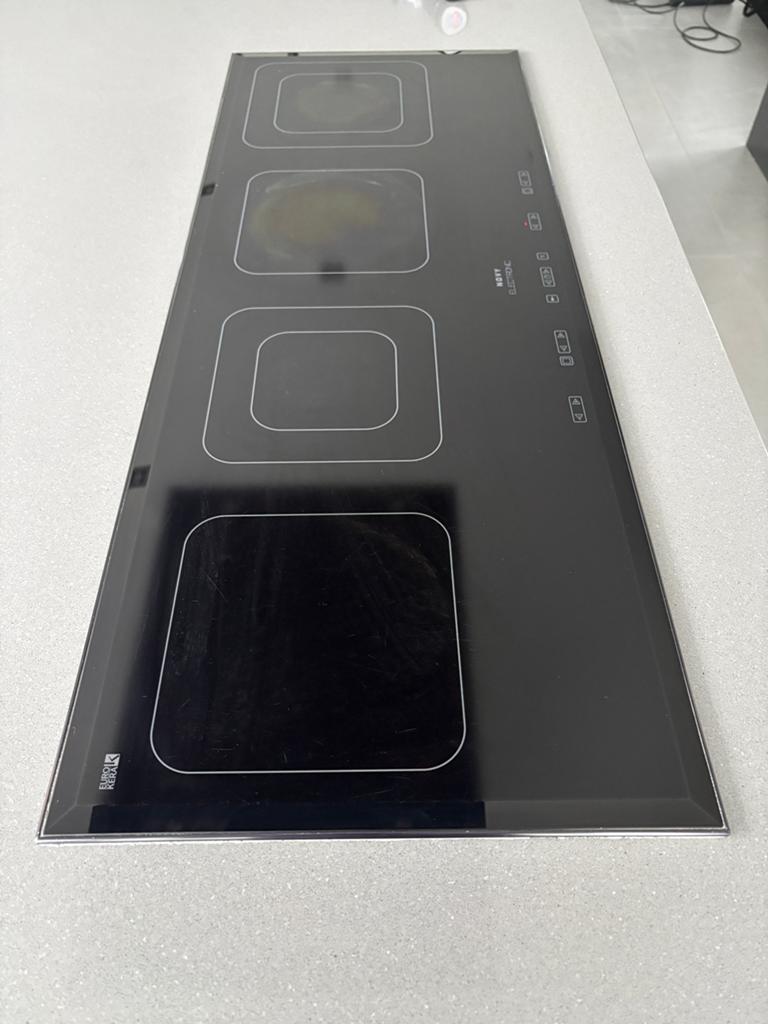 Kookplaat 90 cm, Elektronische apparatuur, Ophalen, Gebruikt, 4 kookzones, Inbouw