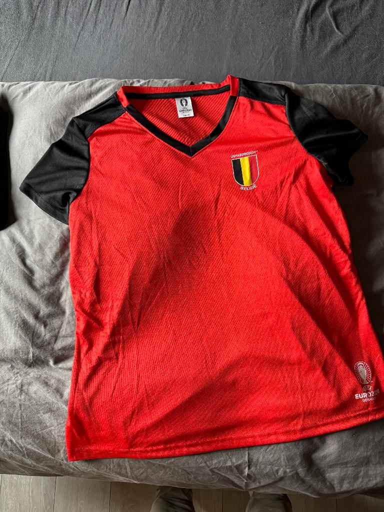 Voetbalshirt Belgium maat 152-158, Kinderen en Baby's, Ophalen of Verzenden, Zo goed als nieuw, Jongen of Meisje, Shirt of Longsleeve