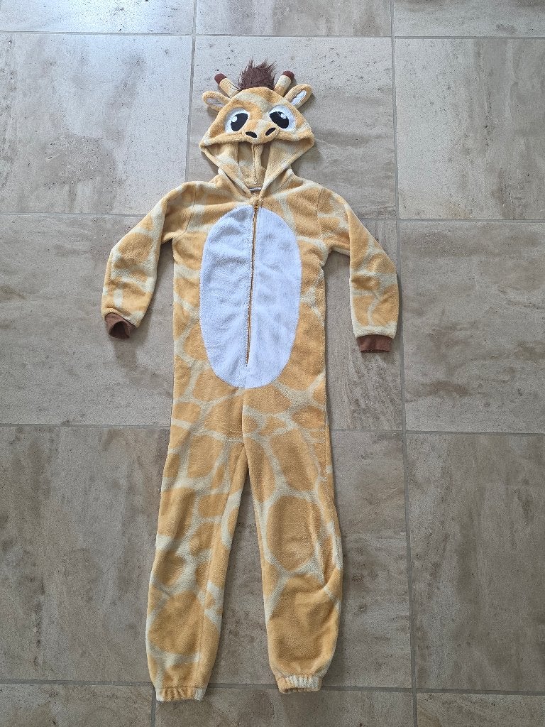 Verkleedkleren giraf maatje 134/140, Kinderen en Baby's, Ophalen, Gebruikt, 134 t/m 140, Jongen of Meisje