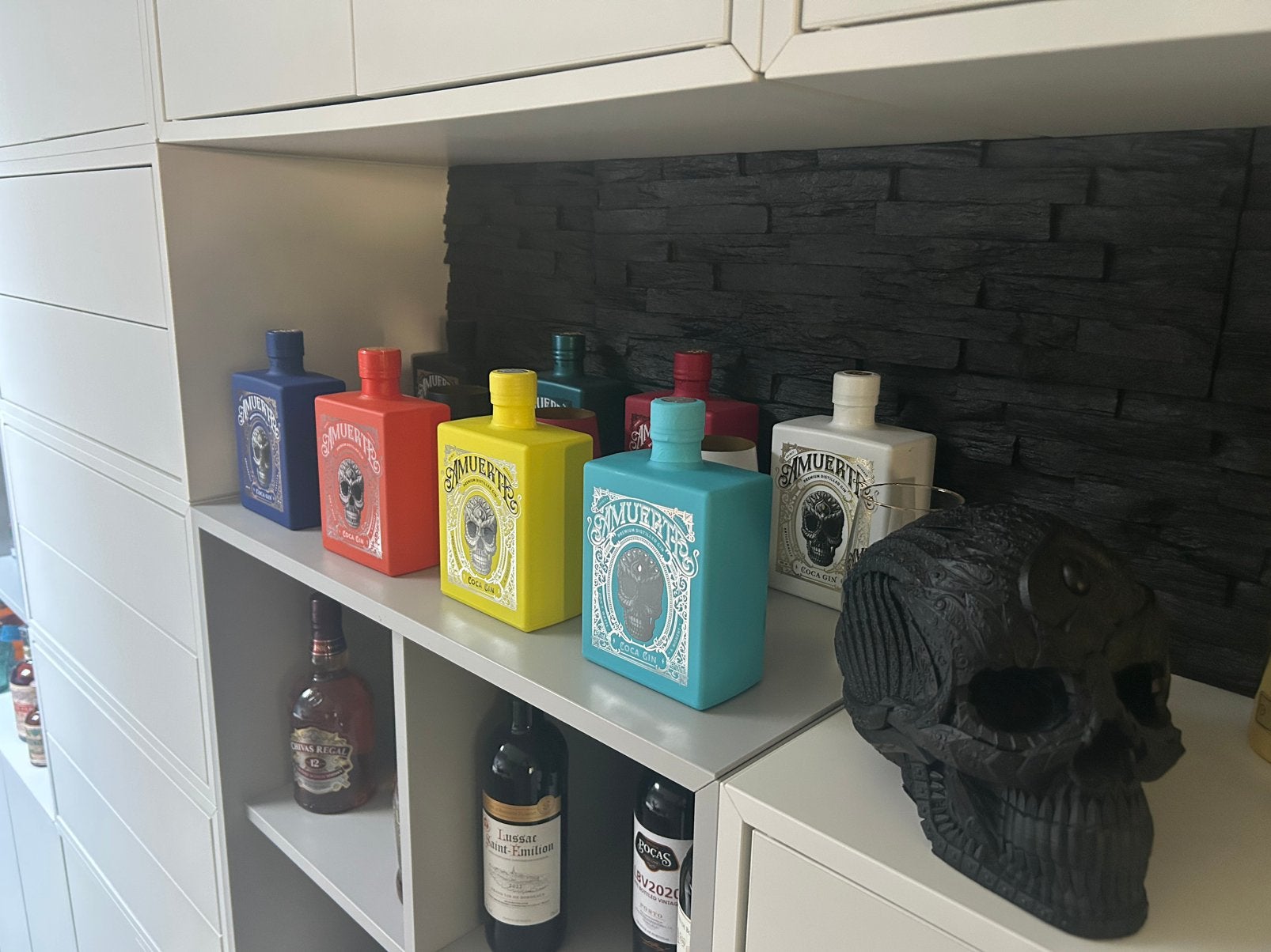 Amuerte gin + Amuerte skull head limited edition, 400 stuks, Verzamelen, Ophalen, Zo goed als nieuw