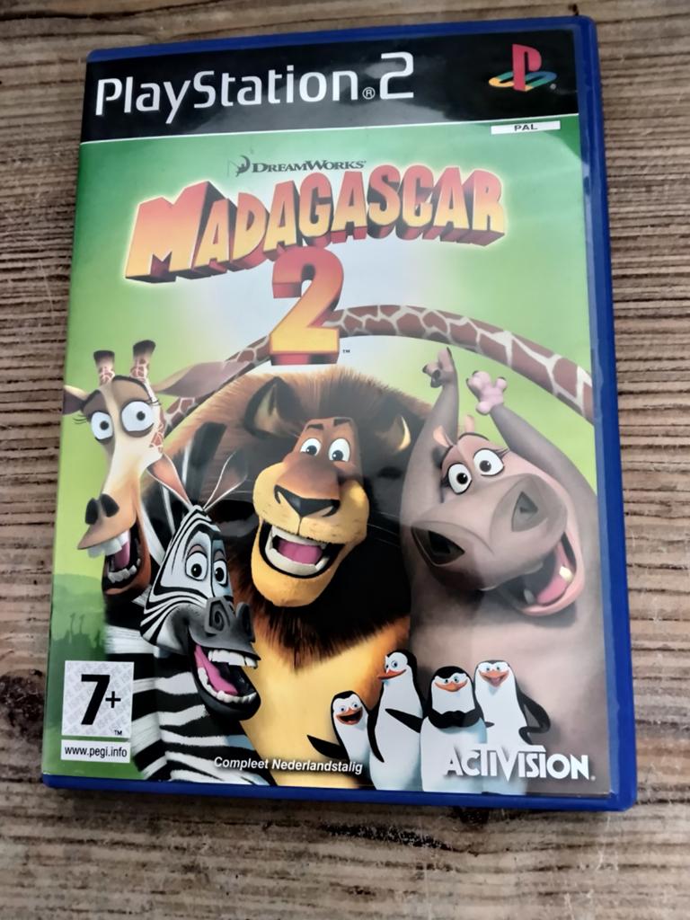 Madagascar 2 - PlayStation 2, Games en Spelcomputers, Games | Sony PlayStation 2, Zo goed als nieuw, Avontuur en Actie, 1 speler