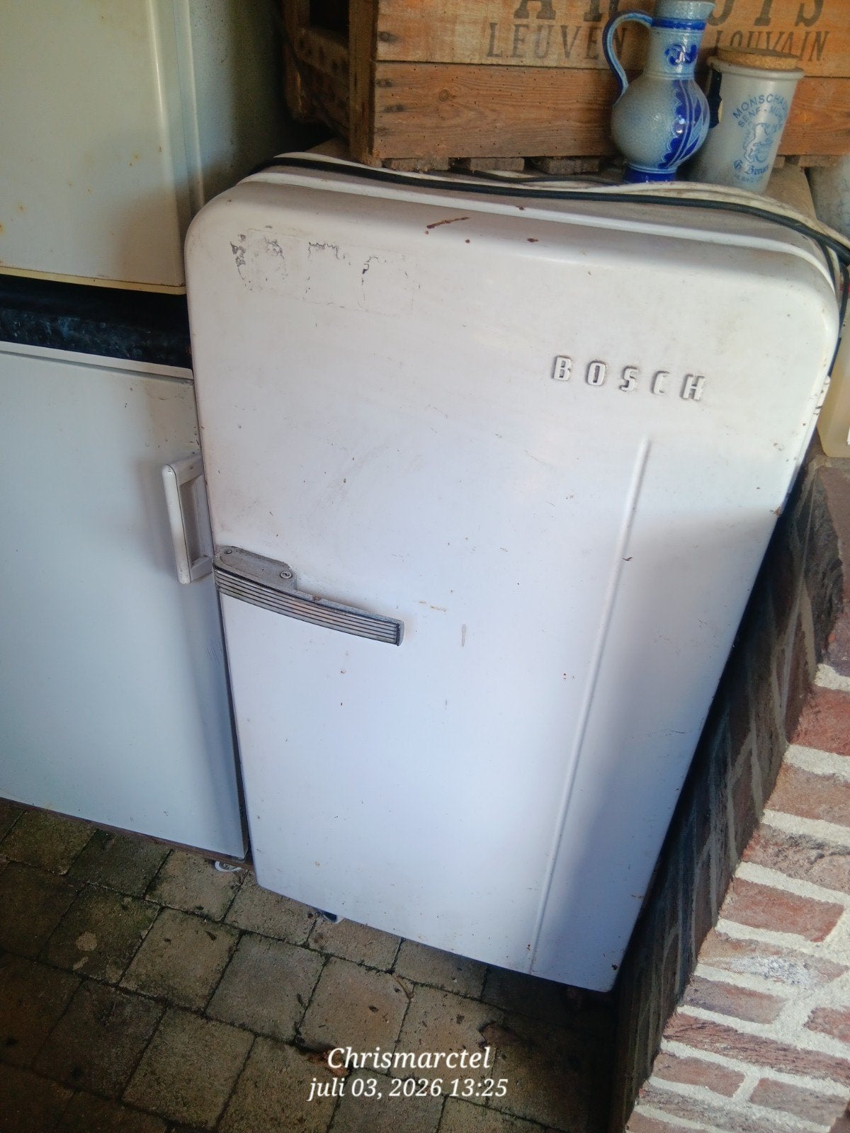 Retro Bosch koelkast, Elektronische apparatuur, Koelkasten en IJskasten, Ophalen