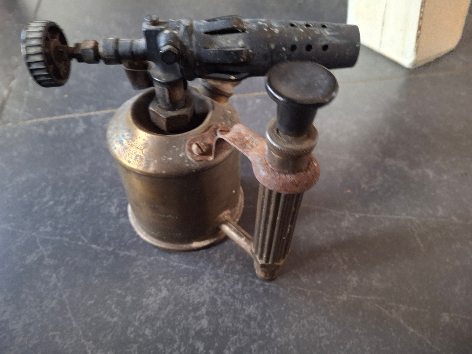 Oude gasbrander, Antiek en Kunst, Ophalen