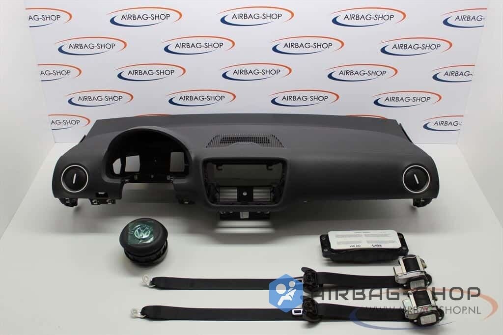 Volkswagen UP Airbagset Grijs Plastic Dashboard + Airbags, -, Utilisé, -, -