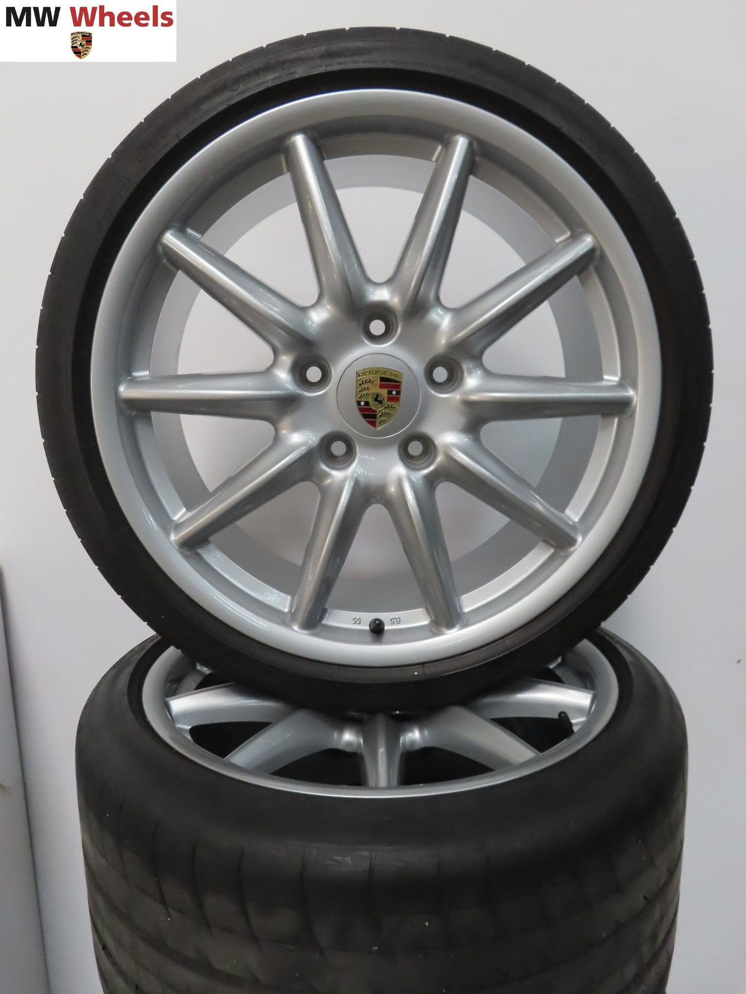 Porsche 911 997 Carrera sport 19 inch velgen 2 S zomerbanden, 19 inch, Gebruikt, 295 mm, -