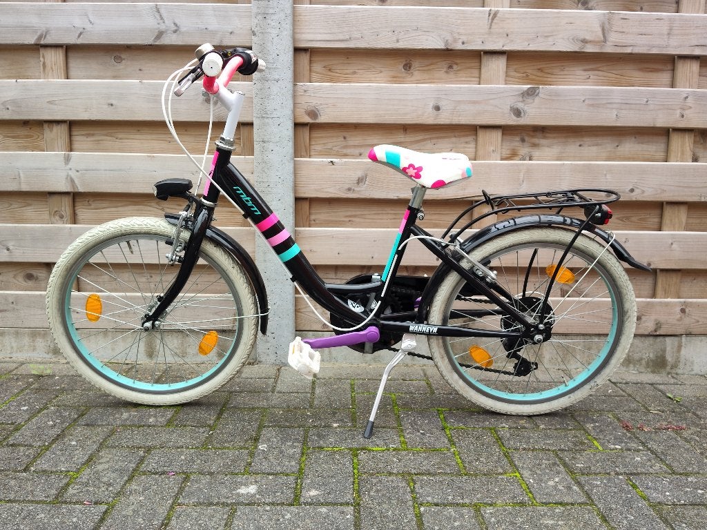 Fiets 20 inch (MBM), Fietsen en Brommers, Velgrem, Versnellingen, Zo goed als nieuw, Minder dan 47 cm