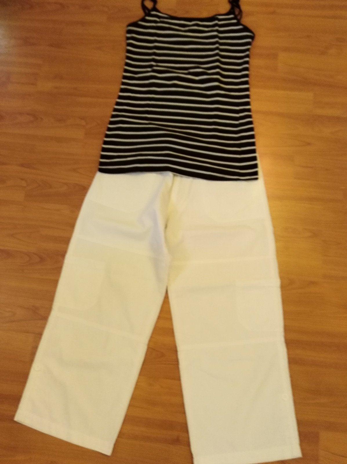 Pantalon 7/8 avec top taille S, Enlèvement ou Envoi, Taille 36 (S), Comme neuf, Mel & Co