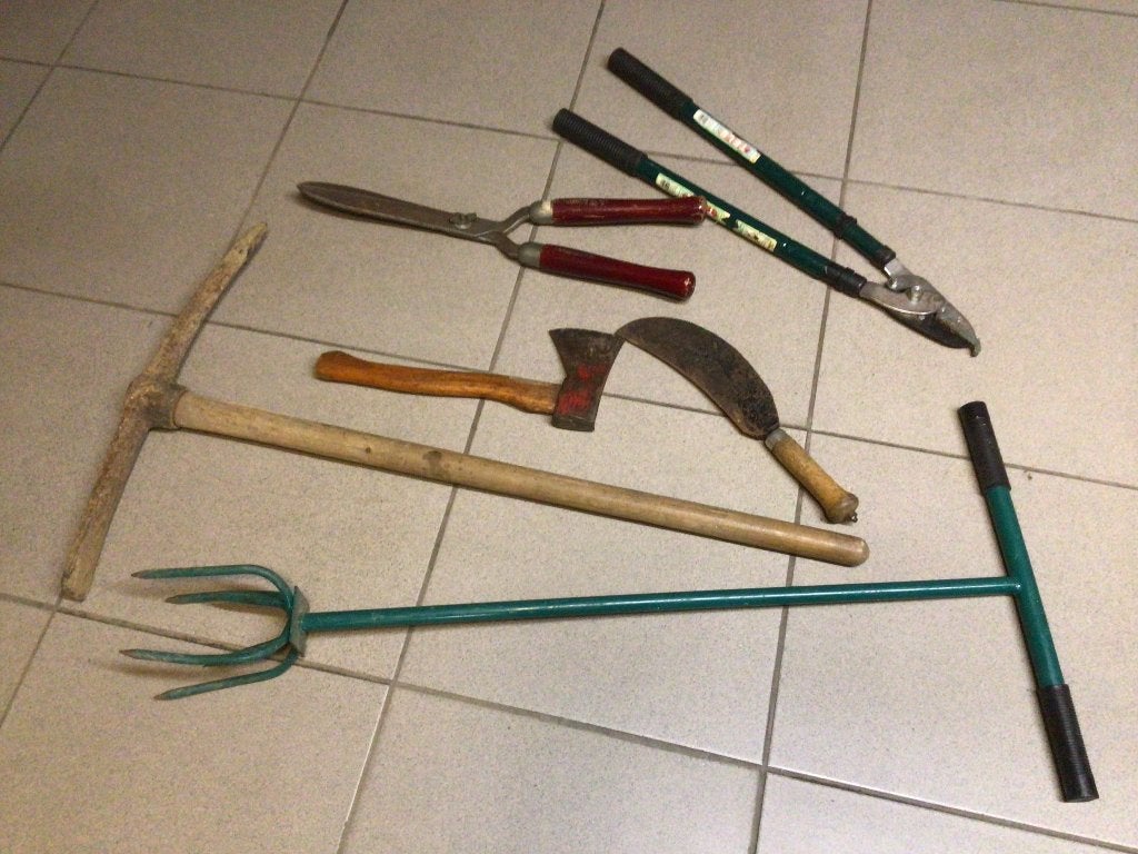 Pioche + outils de jardin, Tuin en Terras, Hand-tuingereedschap, Ophalen, Pikhouweel