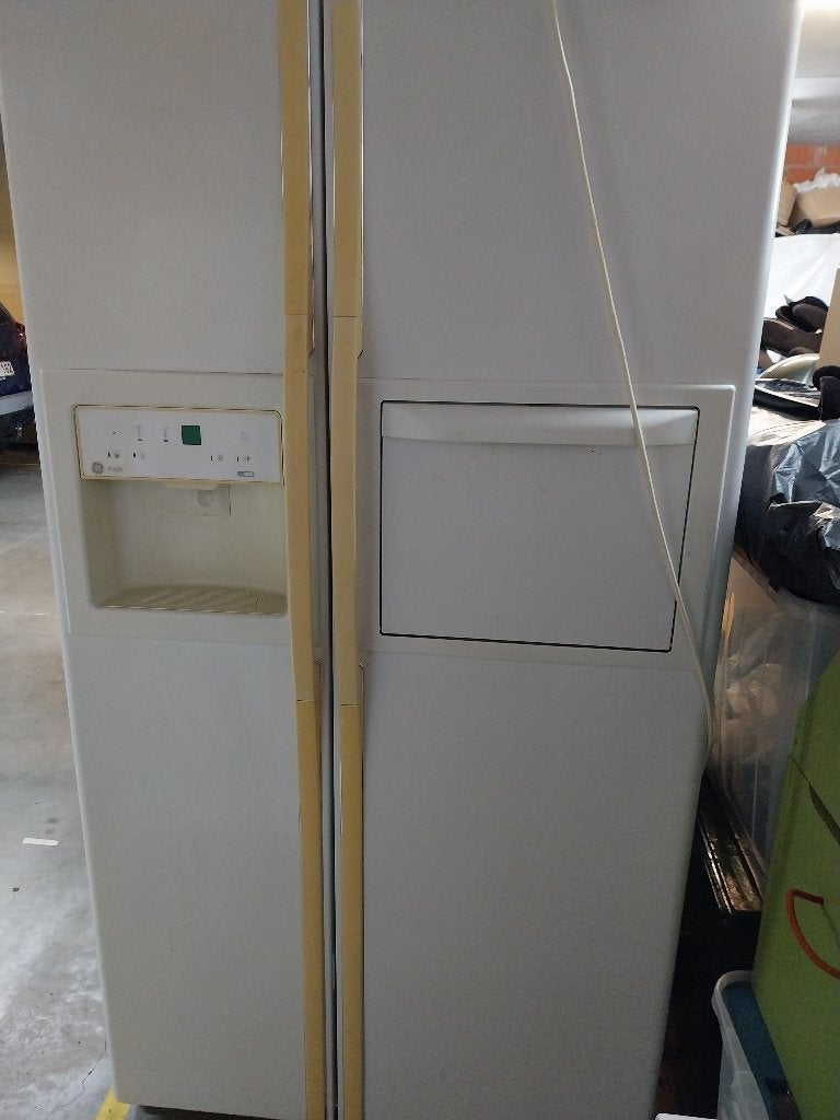 Amerikaanse ijskast, Elektronische apparatuur, Koelkasten en IJskasten, Ophalen, Gebruikt, Met vriesvak