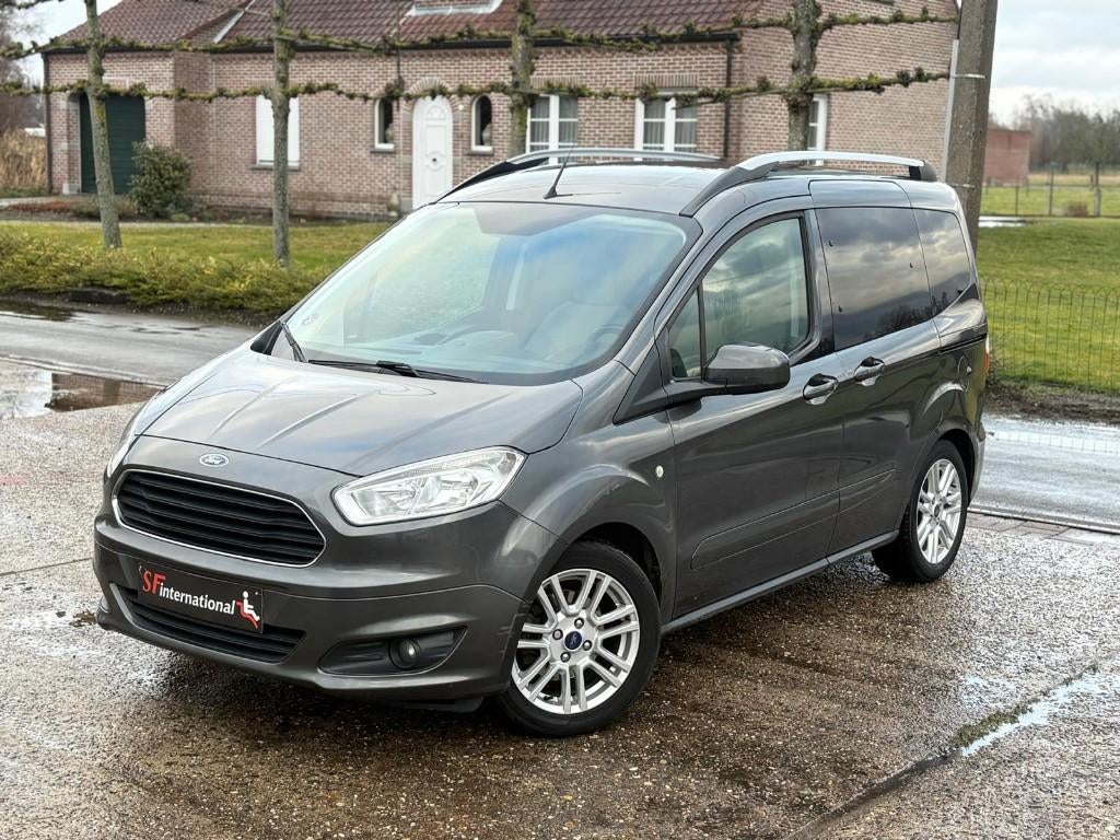 Ford Tourneo Courier 1.0i EcoBoost Titanium Airco Cruise, Auto's, Ford, Bedrijf, Handgeschakeld, Parkeersensor, Tourneo Courier