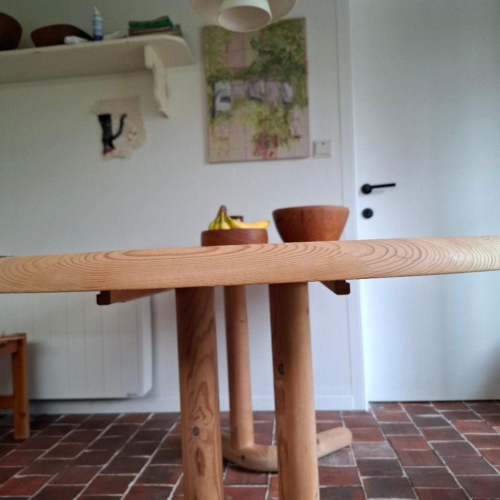 Table Rainer Daumiller, 150 à 200 cm, Cinq personnes ou plus, Rond, 100 à 150 cm