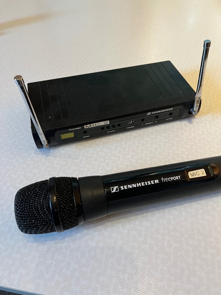 Sennheiser Freeport draadloze microfoon, Muziek en Instrumenten, Ophalen of Verzenden, Gebruikt, Zangmicrofoon, Draadloos