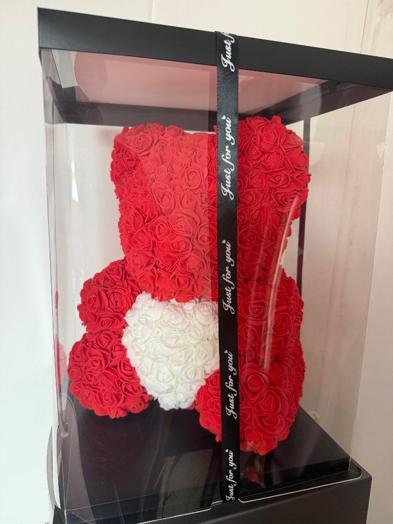 Rode rozenblaadjes beer, Verzamelen, Beren en Cherished Teddies, Ophalen of Verzenden, Nieuw, Overige typen, Overige merken