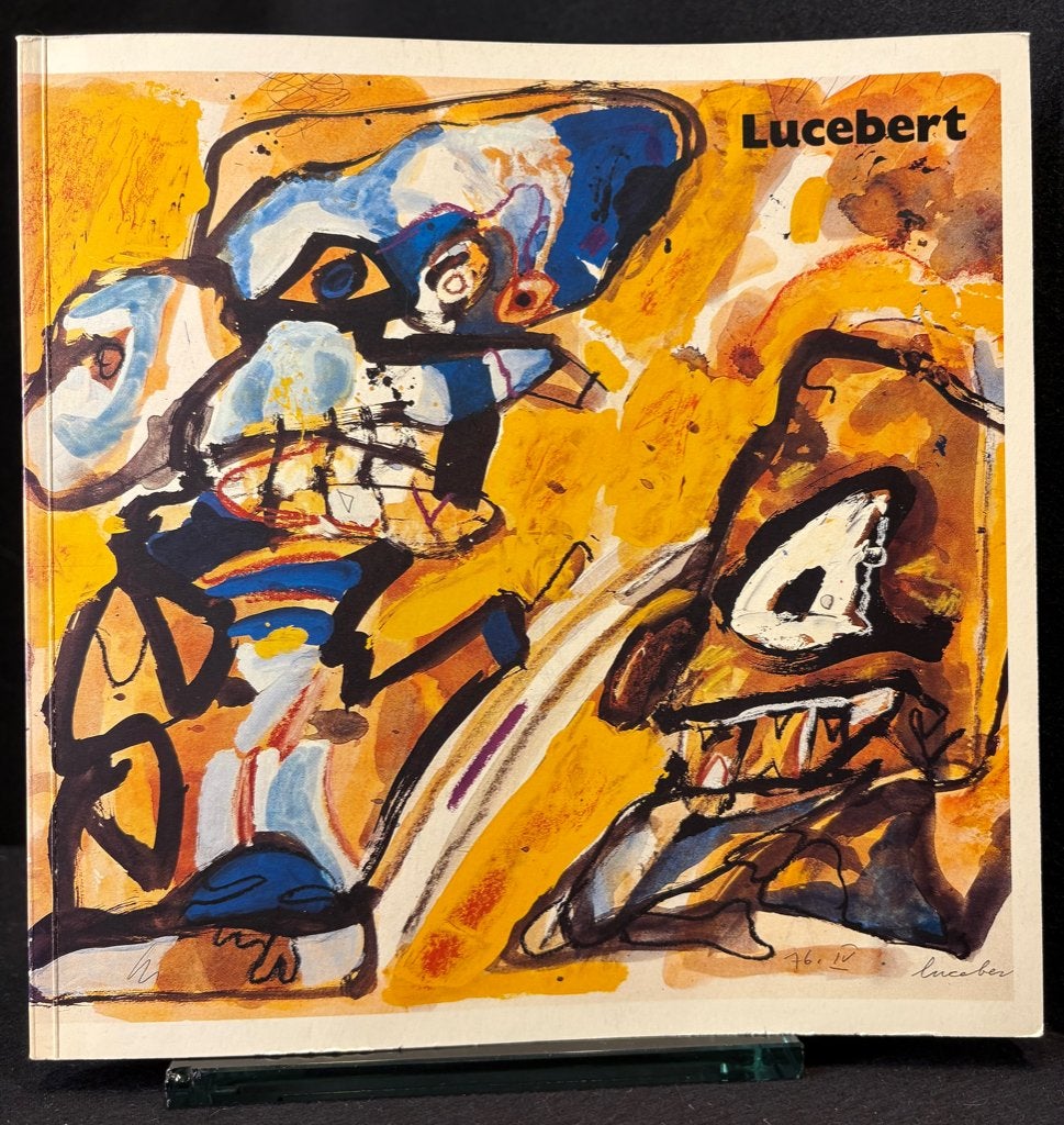 LUCEBERT Arbeiten auf papier 1988 Duitstalig GESIGNEERD, Lucebert, Ophalen of Verzenden, Zo goed als nieuw, Schilder- en Tekenkunst