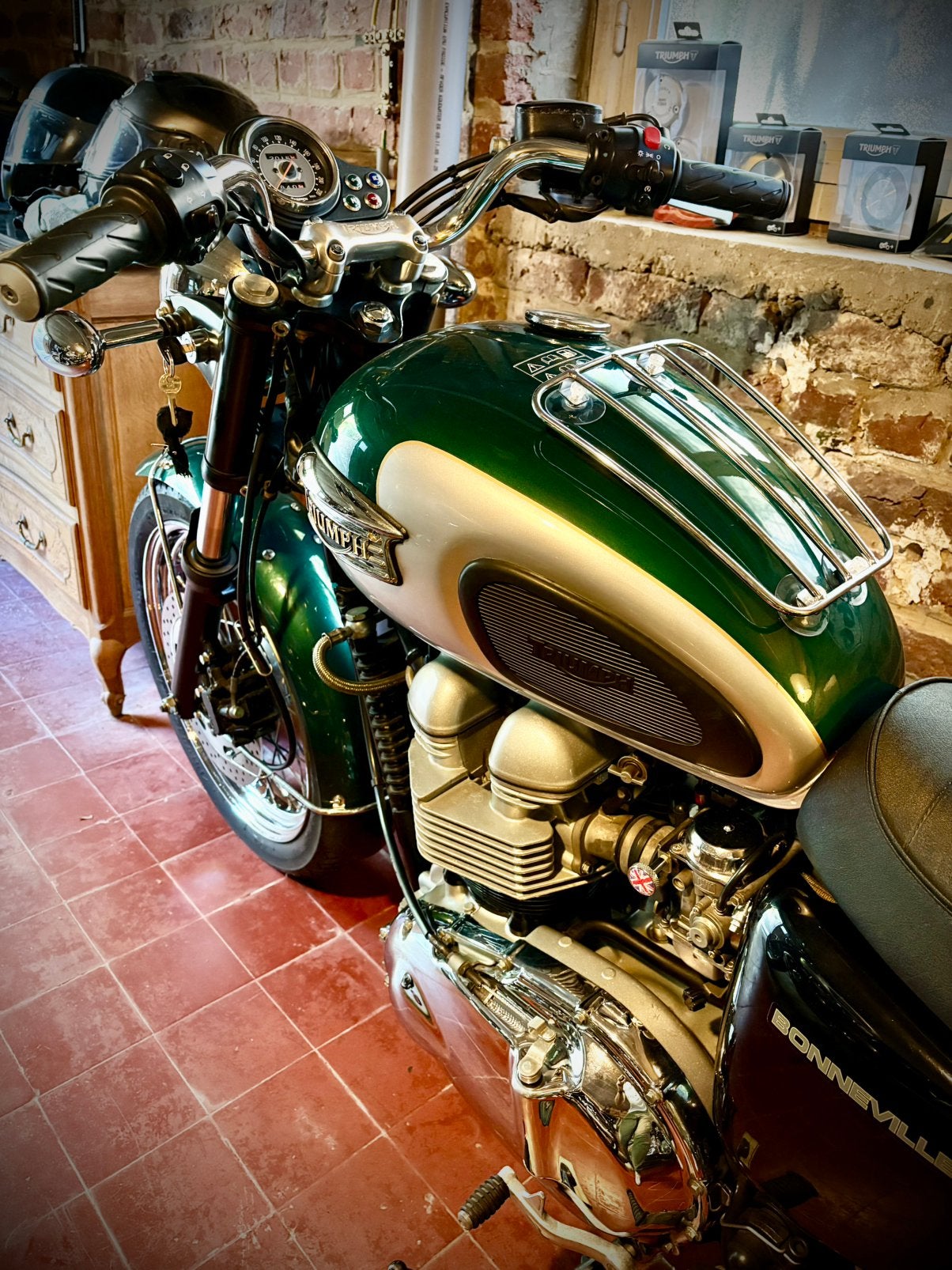 Triumph Bonneville 2001, Motos, Occasion, 2 cylindres, Particulier, Naked bike