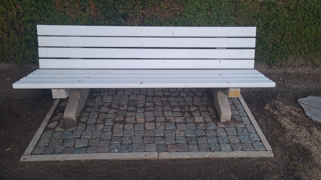 Tuinbank, Tuin en Terras, Tuinbanken, Ophalen, Gebruikt, Kunststof